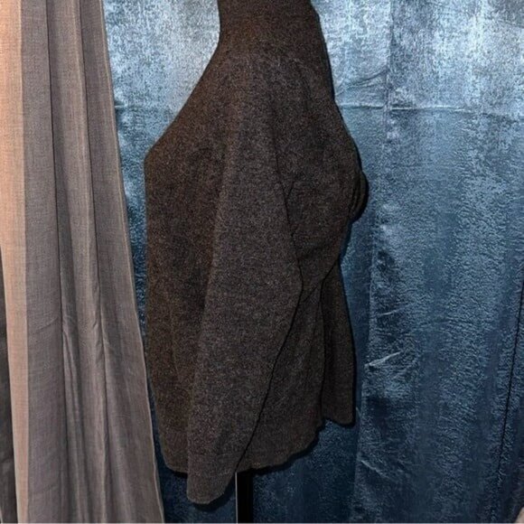 COS bow back jumper graphite wool mohair sweater size Small - Picture 4 of 9